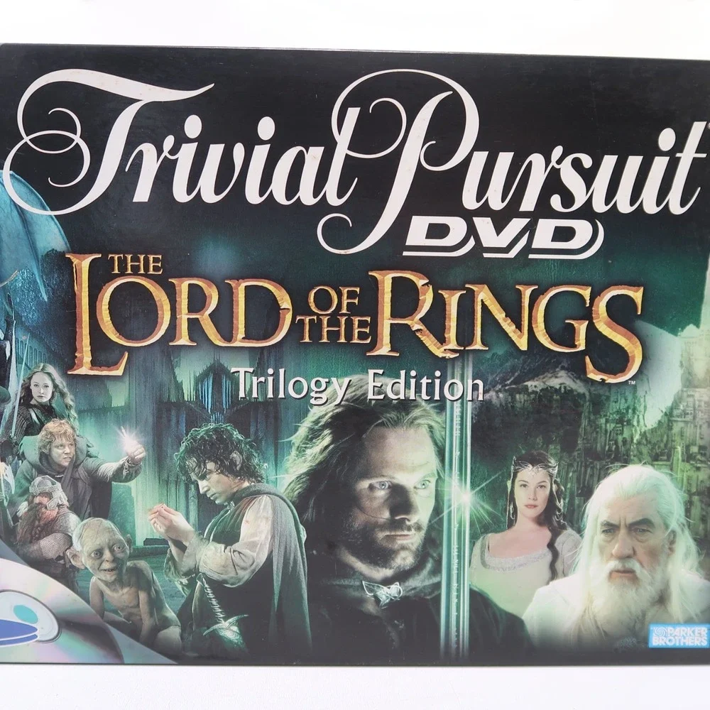 Parker Brothers Trivial Pursuit DVD Game Lord of the Rings: Trilogy Edition 2004